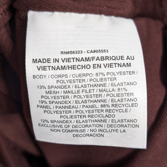 NWT Nike Pro Hypercrop maroon cropped tank M - Picture 8 of 8